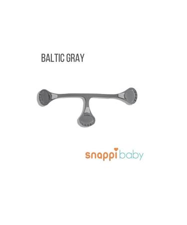 Snappi Cloth Diaper Clips - 3 Count Pack | Replaces Diaper Pins | For Cloth Prefolds & Flatfolds | Gray/Green/Purple - Buy Online on GoSupps.com