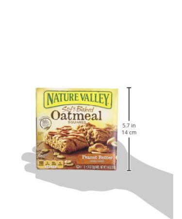 Nature Valley Soft-Baked Oatmeal Squares Peanut Butter 1.24 oz - 6 ct (Pack of 1) | Delicious and Nutritious Snack Bars - Buy Online on GoSupps.com