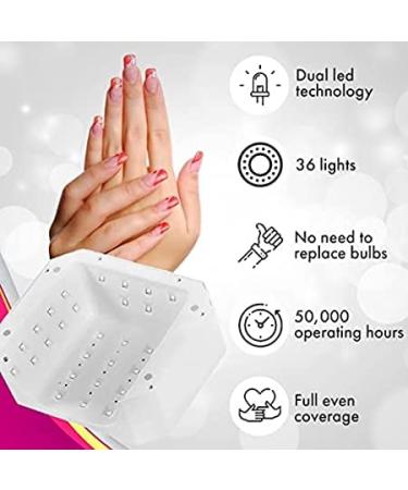 Buy Semilac UV LED Lamp 24W/48W - Fast International Shipping | Perfect for Gel Nail Art - Buy Online on GoSupps.com