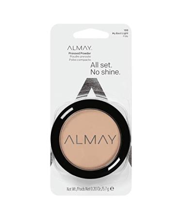 Almay Pressed Powder All Set No Shine  My Best Light  100  0.20 oz