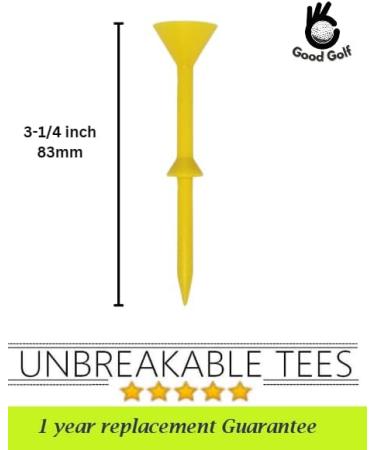 Martini Glass Style Golf Tees 3 1/4 inch - 20 Pack with Divot Repair Tool, Ball Marker, and Pouch - Buy Online on GoSupps.com