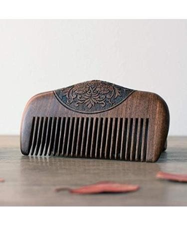 fumooa Pocket Comb Sandalwood Super Narrow Dent Wood Combs Static Lice Beard Comb Hairstyle Sandalwood Comb - Buy Online on GoSupps.com