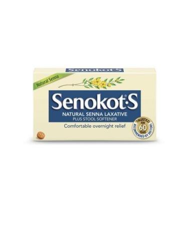 Senokot S Natural Senna Laxative plus Stool Softener 10 Tablets