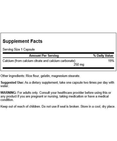 Swanson Calcium Citrate Complex 300 Capsules for Muscle and Bone Health Support - Buy Online on GoSupps.com