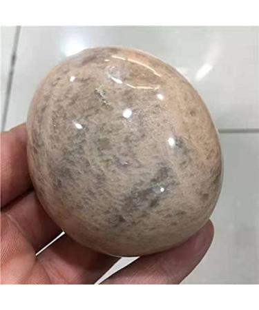 1pc Natural Bulk Crystal Gemstone Orange Moonstone Palm Stones for Home Decoration - Buy Online on GoSupps.com