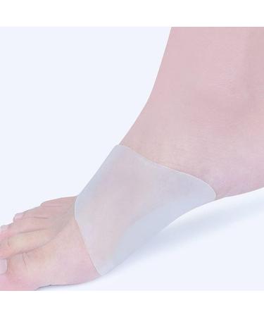 Exceart Foot Vault Bandage Gel Silicone Insoles - Orthopedic Arch Support Sleeves for Flatfoot & Plantar Fasciitis - 2 Pairs - Buy Online on GoSupps.com