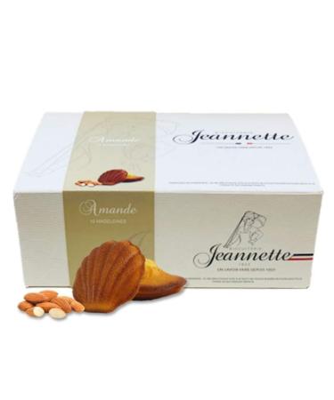 Biscuiterie Jeannette Jeannette Almond Madeleines - Aunt Amandine - Box of 10 madeleines - 250g - Normandy Products