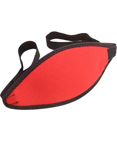 Aqua LEISURE Trident Neoprene Mask Strap with Hook and Loop Adjustment - Master Diver Red