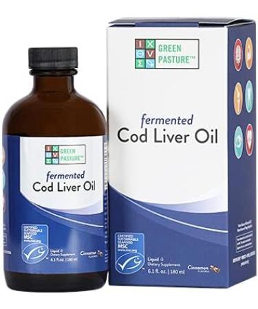 Buy Green Pasture Fermented Cod Liver Oil 180ml (Orange) | Premium Quality Rich in Omega-3 International Shipping Available - Buy Online on GoSupps.com
