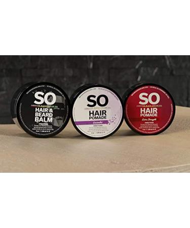 SO Jamaican Black Castor Oil Hair & Beard Balm for Men - Nourishing Bamboo Lotus Formula 4 oz | International Shipping - Buy Online on GoSupps.com