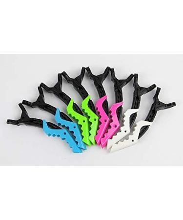 10 Pcs Pink 11CM 4.3Inch Plastic Professional Alligator Clip Hair Partition Positioning Barrettes Fringe Hair Fixing Clamp Ponytail Hair Divider Clasp Hairpin Grips Hairstyle Tool for Home Salon - Buy Online on GoSupps.com