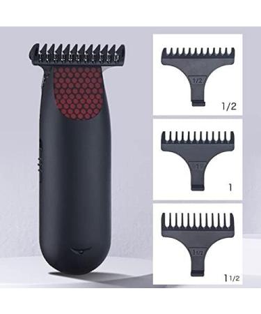 Rechargeable Bald Clipper - Professional 0 MM T Steel Blade Hair Trimmer Kit for Men with 3 Guide Combs - Buy Online on GoSupps.com