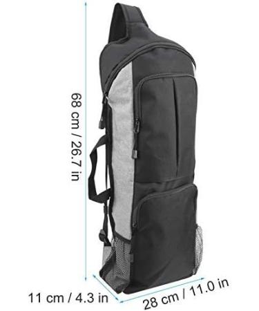 SALUTUYA Large Yoga Mat Bag with Mesh and Zipper Pockets for Women Men - Gym, Sport, Travel - Buy Online on GoSupps.com