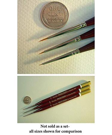 Micron Mini Art Brush- Round Detailer Size 15/0 (one brush)