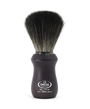Omega Shaving brush badger leather Hi Brush black wood White Est ndar 227