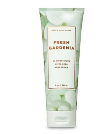 Bath and Body Works Gift Set of of 2 - 8 oz Body Cream - (Fresh Gardenia)  Full - Buy Online on GoSupps.com