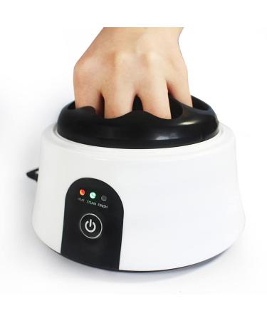 Upgraded Steam Nail Polish Remover Machine with Stainless Steel Cuticle Pusher - White - Buy Online on GoSupps.com
