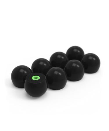 FLARE AUDIO - Memory Foam Earbud Tips  Universal Replacement Foam Tips for Ear Plugs  Compatible with Flares Jet earphones and earHD  Small  3 Pairs