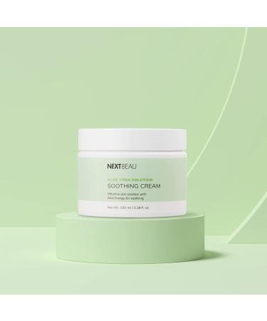 Aloe Vera Solution Soothing Cream 10.48 fl. oz - Hypoallergenic Moisturizer for Dry Skin | Korean Skincare - Buy Online on GoSupps.com