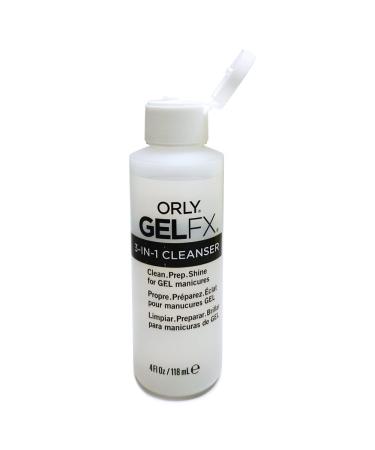 Orly Gel FX 3-in-1 Cleanser - 4 fl oz | Gentle Nail Preparation Solution - Buy Online on GoSupps.com