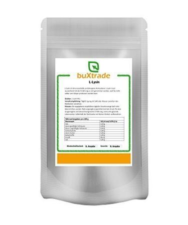 10 x 500 g L-Lysine powder | Amino acid | Lysine HCL | Lysine | 100% pure 5 kg