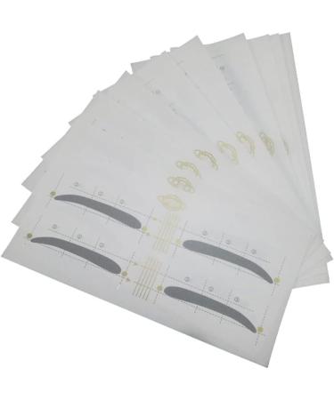 POPETPOP 24 Pcs 48 Eyebrow Template Sticker Eyebrow Stencils Stickers Makeup Tools Eyebrow Trimming - Buy Online on GoSupps.com