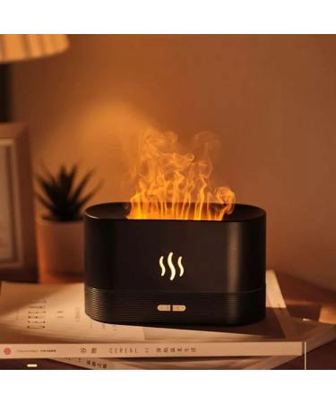Sophos Flame Diffuser 2023 - 7-Color Light Humidifier & Aroma Oil Freshener - Upgrade Black Version for Apartments - Buy Online on GoSupps.com