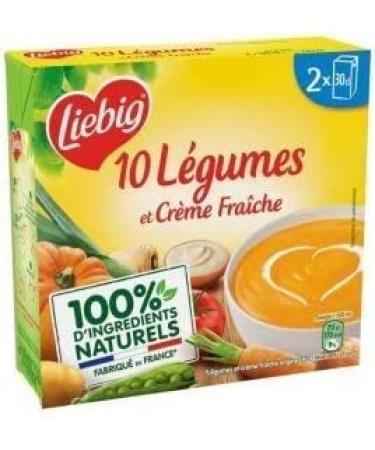 g neric Creamy 10 Vegetable Soup with Fresh Cream 2 x 30cl | Liebig | (Pack of 4) | Best Deal