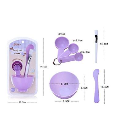 OUGEER Facial Skin Care Mask Mixing Bowl Set - DIY Mask Bowl with Stick, Brush, and Spoon for Homemade Masks - Buy Online on GoSupps.com