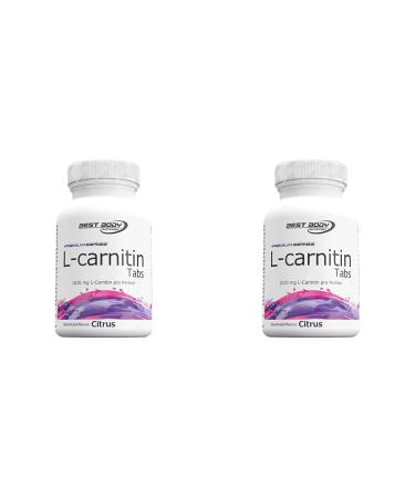 Best Body Nutrition L-Carnitine Tabs Citrus 60 pcs. Can (pack of 2) 60 pieces (pack of 2)