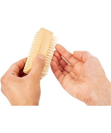 REMOS Beechwood Hand and Nail Brush with Natural Bristles - Premium Nail Cleaning Tool for All Skin Types - Buy Online on GoSupps.com