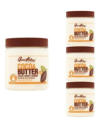 Queen Helene Cocoa Butter Face & Body Crème, 4.8 Oz (Pack of 4)