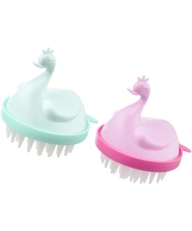 Buy Gleavi 4-Piece Massage Shampoo Comb Set - Curved Scalp Brush for Hair Care & Peeling Treatment - International Shipping Available - Buy Online on GoSupps.com