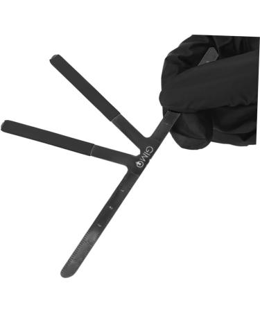 POPETPOP 4pcs Steel Eyebrow Position Shaper Tool Household Tattoos Triangle Ruler Positioning Stainless Nose 13.8x7cmx4pcs Blackx4pcs - Buy Online on GoSupps.com