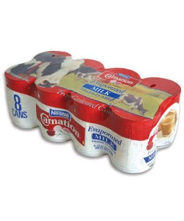 SCS Carnation Evaporated Milk - 12 oz. cans - 8 pk.-pprc 12 Ounce (Pack of 8)