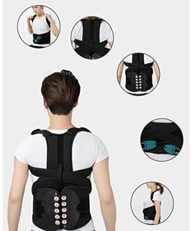 Adjustable Posture Corrector & Back Support Belt for Men Women & Kids | Waist Shoulder Brace - Medium Size - Buy Online on GoSupps.com
