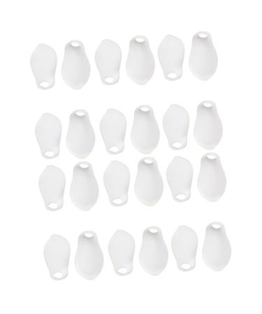2 Sets 6 Pairs Little Toe Shoe Toe Protector Nursing Clip Board Overlapping Separators Little Toe Protector Toe Bunion Toe Straightener Bunion Protector Whitex2pcs 5.5x3.5cmx2pcs