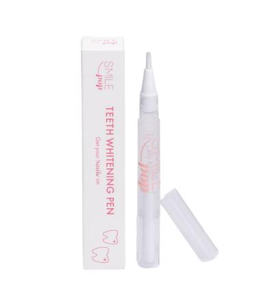 Smile Pop Teeth Whitening Pen for Sensitive Teeth Contains 18% Carbamide Peroxide Whitening Gel, Easy to Use, Effective, Painless, Non-Sensitive, Vegan, Gluten Free, Non-Toxic, Sugar Free and Non-GMO Clear