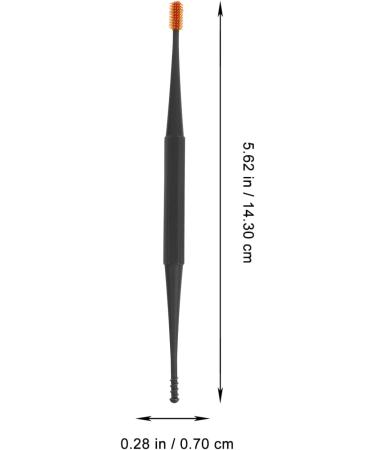 Silicone Cleansing Spoon & Spiral Double Cleaner Set with Storage Bag - Soft & Comfortable Earwax Removal Tools - Travel-Friendly - 4 Sets Assorted Colors - 14.3x0.7x0.7cm - Buy Online on GoSupps.com