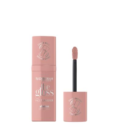 DEBORAH Deborah Milano - The Gloss Gloss Gloss No Transfer N.01 Nude Look Light Coverage Lip Gloss High Shine 0.1 fl oz