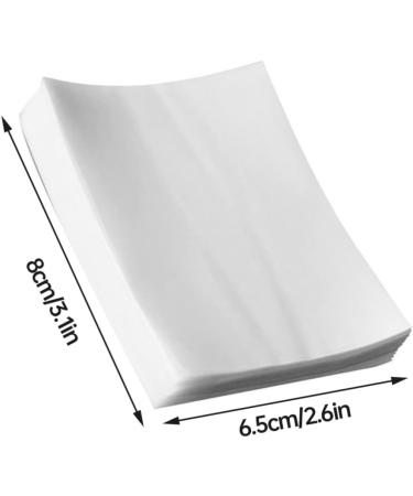 Edible Sticky Rice Paper 500 Sheets Nougat Paper Glutinous Paper DIY Candy Chocolate Rice Wrapping Wafer Paper Sheets for Candy for Chocolate Making Decorating - Buy Online on GoSupps.com