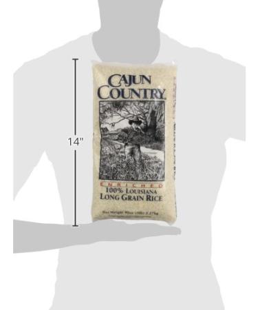 Cajun Country Louisiana Long Grain Rice - 5 lbs | Authentic Southern Staple - Buy Online on GoSupps.com