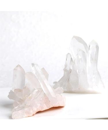 Natural Crystal Rough Home 1PC Natural White Crystal Cluster Quartz Raw Point Specimen Raw Crystals Gemstone Reiki Stone Home Decor dingchi (Color : Raw Point Size : 90-120g) 90-120g Raw Point - Buy Online on GoSupps.com