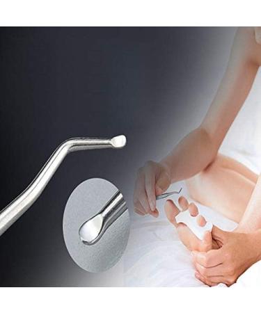 Double Head Nail Art Cuticle Remover Pusher Dual End 2 Way Steel Groove Corrector Manicure Pedicure Accessory Care Tool New Gift - Buy Online on GoSupps.com