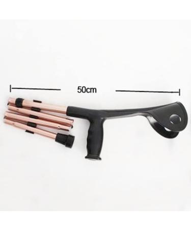 Folding Crutches for Travel Forearm Crutches Elbow for Adult Adjustable Aluminum Crutches for Walking 1 Pair Anniversary Lucky Star - Buy Online on GoSupps.com