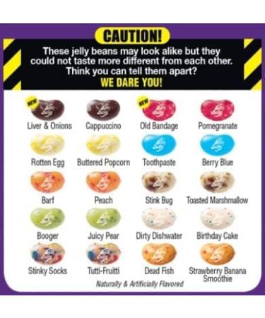  Jelly Belly Jelly Belly BeanBoozled Spinner Jelly Beans Game Gift Set 100g 6th Edition with new flavours: Stinky Socks and Grass Clippings (Pack of 2) - Buy Online on GoSupps.com