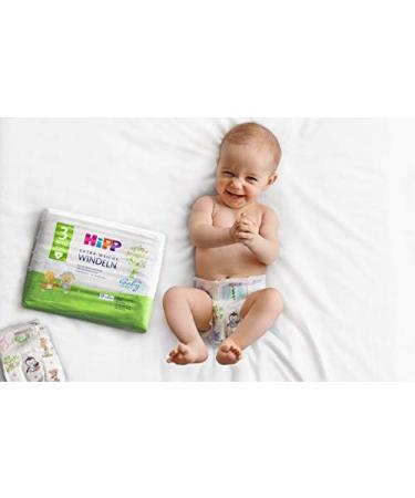 Hipp Babysanft Carry Midi 3 Diapers - Size 62-80 (6-10kg) | Pack of 3 (108 Pieces) - Best Eco-Friendly Choice for Babies - Buy Online on GoSupps.com