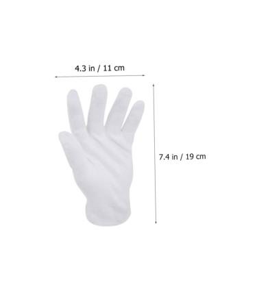 HAPINARY 16 Pairs White Cotton Gloves Cat Purse Industrial Gloves Grip Gloves for Work Mens Work Gloves Cotton Inspection Gloves Gavel Warm Cotton Mitts Miss Labor Protection Cotton Jewelry - Buy Online on GoSupps.com