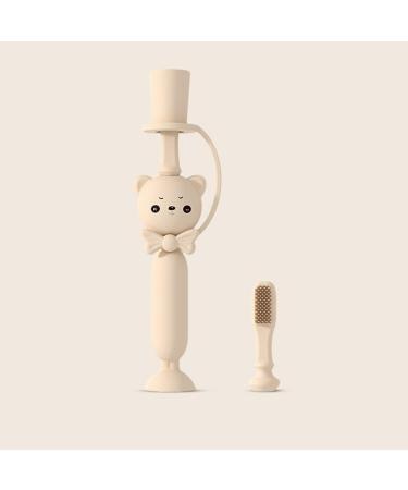 Minkissy Baby Toothbrush - Soft Bristle Infant Finger Brush for Newborn Oral Care Toddler Training & Cartoon Design - Buy Online on GoSupps.com