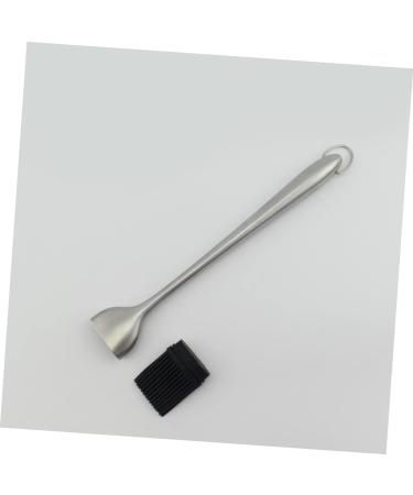 Zerodeko 2pcs Cake Tools Pastry Brush for Baking T Tool Basting Brush Grill Brush Stainless Steel Oil Brush medium Silver - Buy Online on GoSupps.com